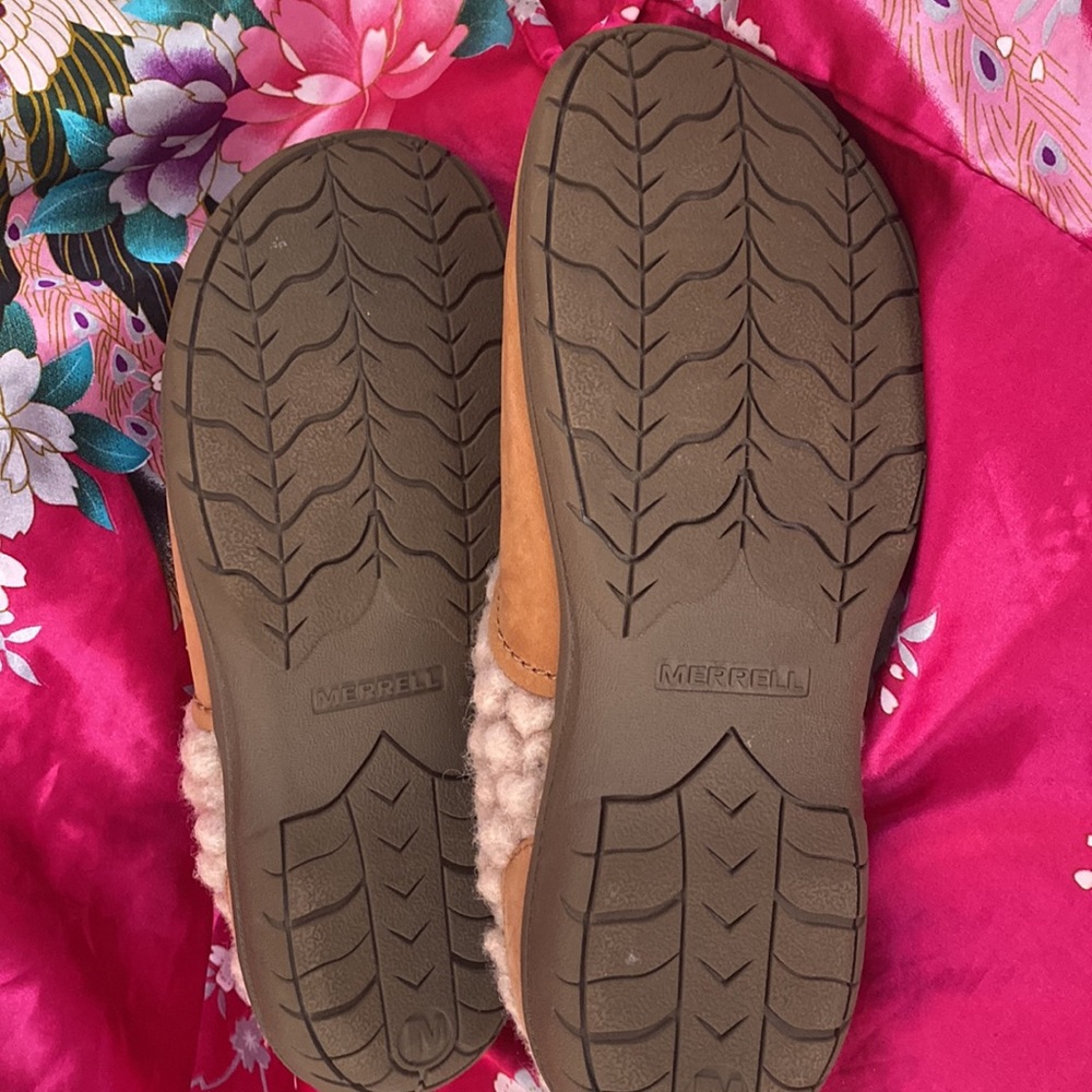 Merrell Encore Kassie Slide Wool Clog Size 8 Natu… - image 3